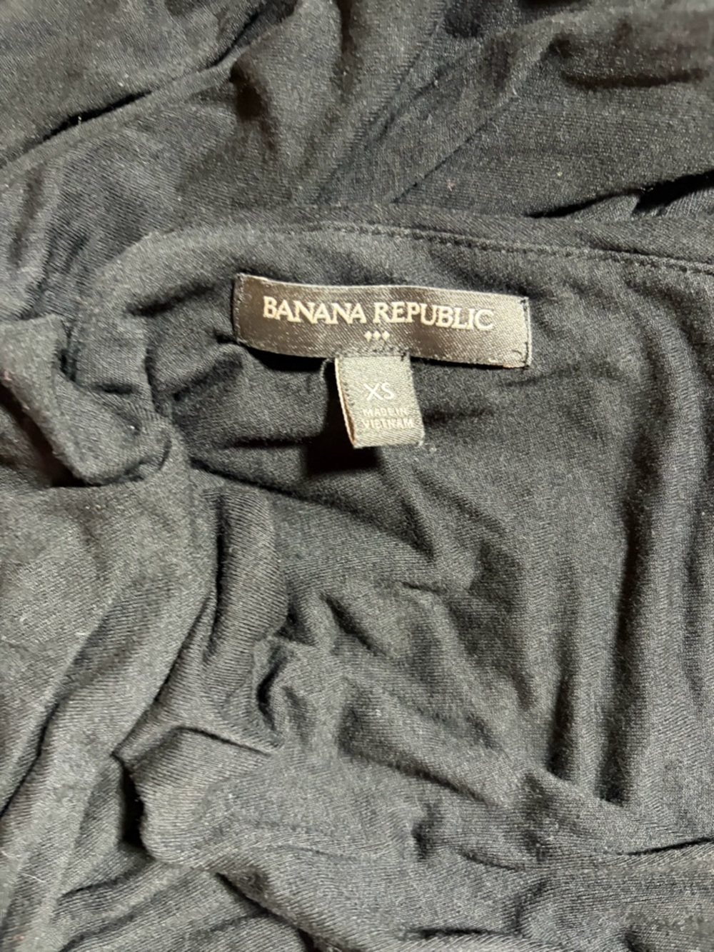Banana Republic Black Grecian Ruched Bodice Maxi Dress - Picture 3 of 4
